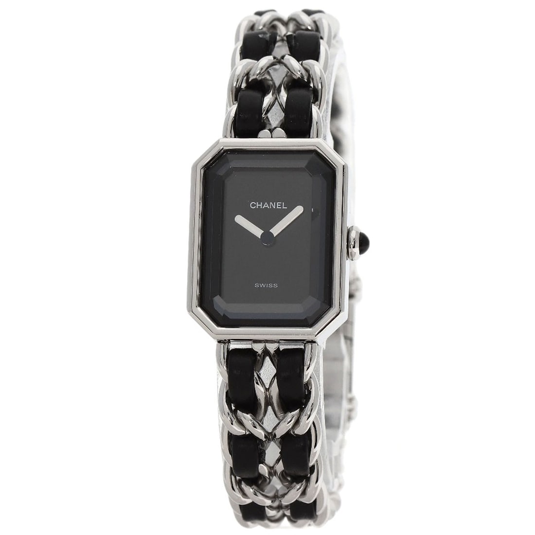 CHANEL Premiere L Watches H0451 Stainless Steel/ SSxLeather: CHANEL Premiere L Watches H0451 Stainless Steel/ SSxLeather Experience the timeless elegance of CHANEL with this stunning Premiere L watch, boasting a sleek silver stainless steel case and supple