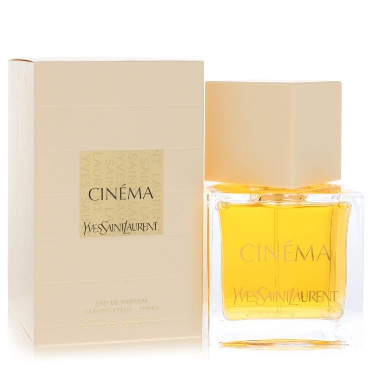 Cinema Perfume By Yves Saint Laurent Eau De Parfum Spray: Cinema Perfume By Yves Saint Laurent Eau De Parfum Spray Indulge in the timeless elegance of Yves Saint Laurent's Cinema Perfume, a sophisticated Eau De Parfum Spray that exudes refinement and