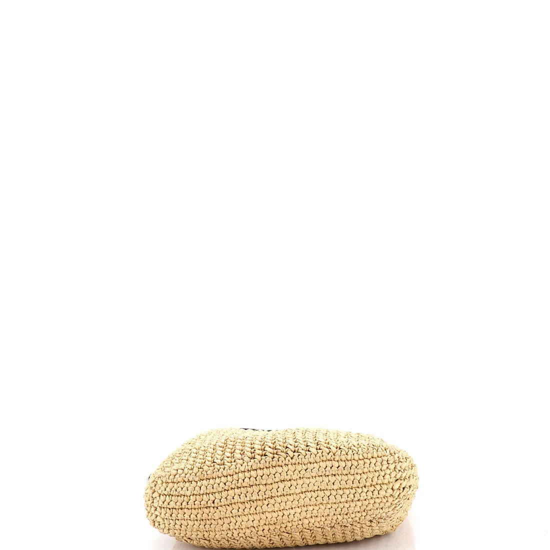 Prada logo raffia medium tote - 4