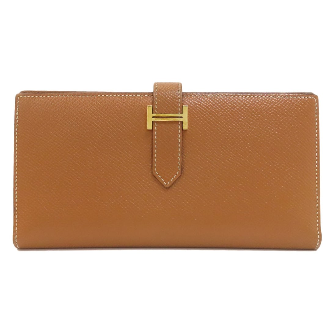 HERMES Bear Souffle Gold GoldHardware Long wallet (with coin pocket) Epsom: HERMES Bear Souffle Gold GoldHardware Long wallet (with coin pocket) Epsom Experience the epitome of luxury with this exquisite Hermes Bear Souffle wallet, crafted from rich Epsom material and