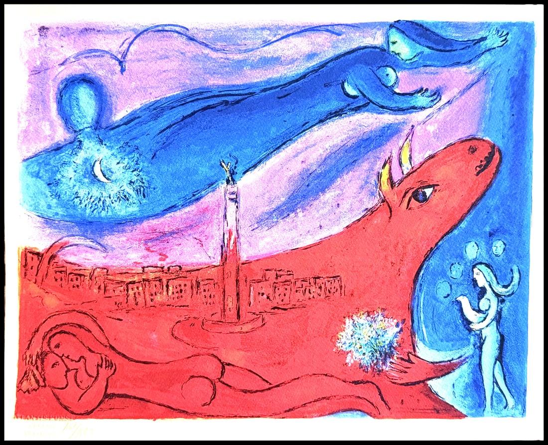 Marc Chagall Lithograph Numbered (1 of 10)