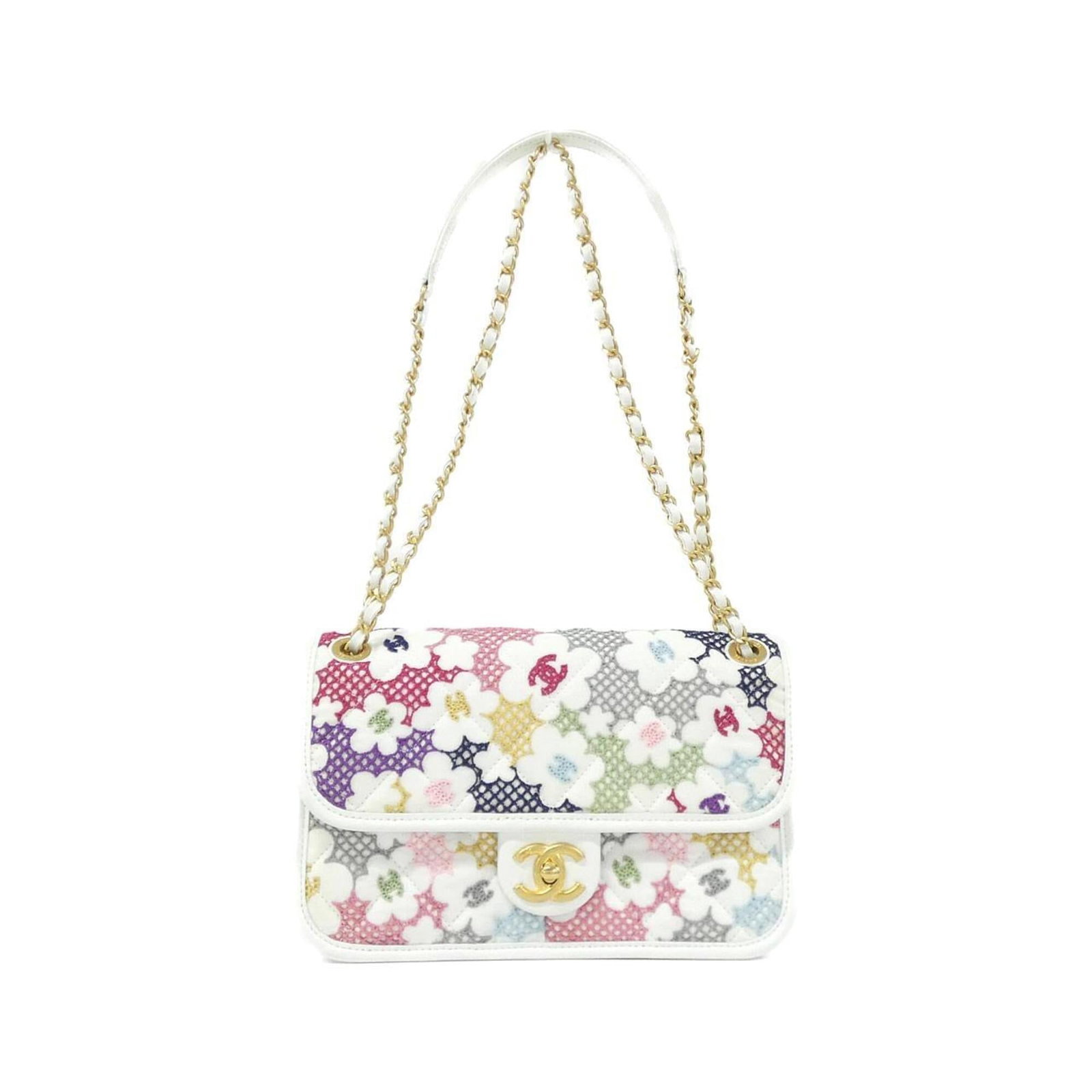 Chanel is a shoulder bag: Chanel is a shoulder bag A vibrant, multi-colored Chanel shoulder bag adds a pop of personality to any outfit. With its classic design and spacious interior, this versatile bag is perfect for daily