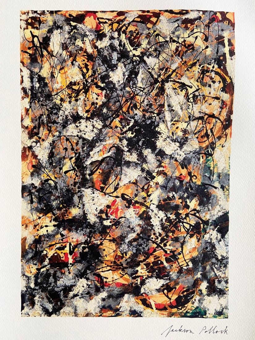 Guggenheim Museum Jackson Pollock Lithograph (1 of 7)