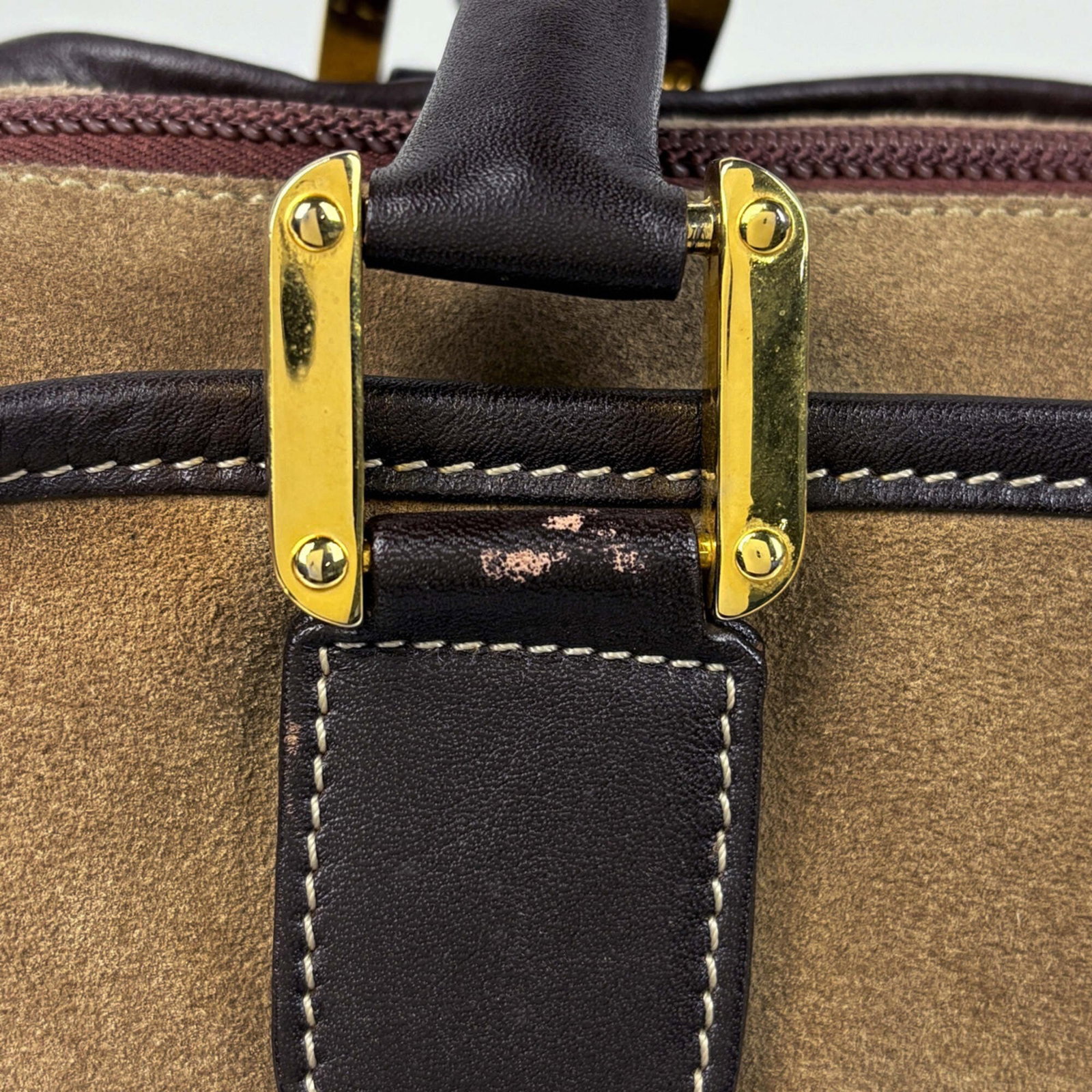 Loewe Handbag Suede - 7