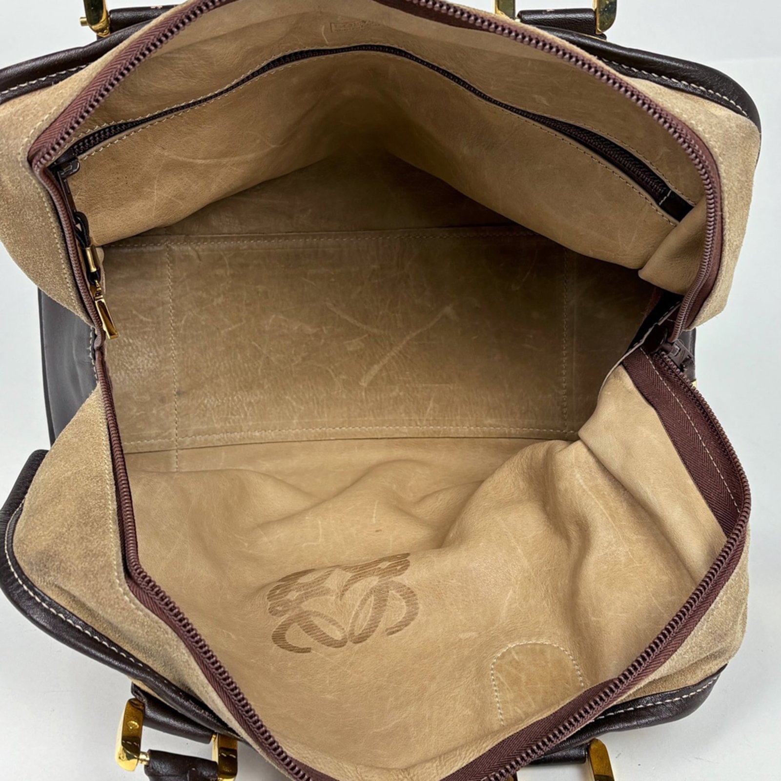 Loewe Handbag Suede - 9