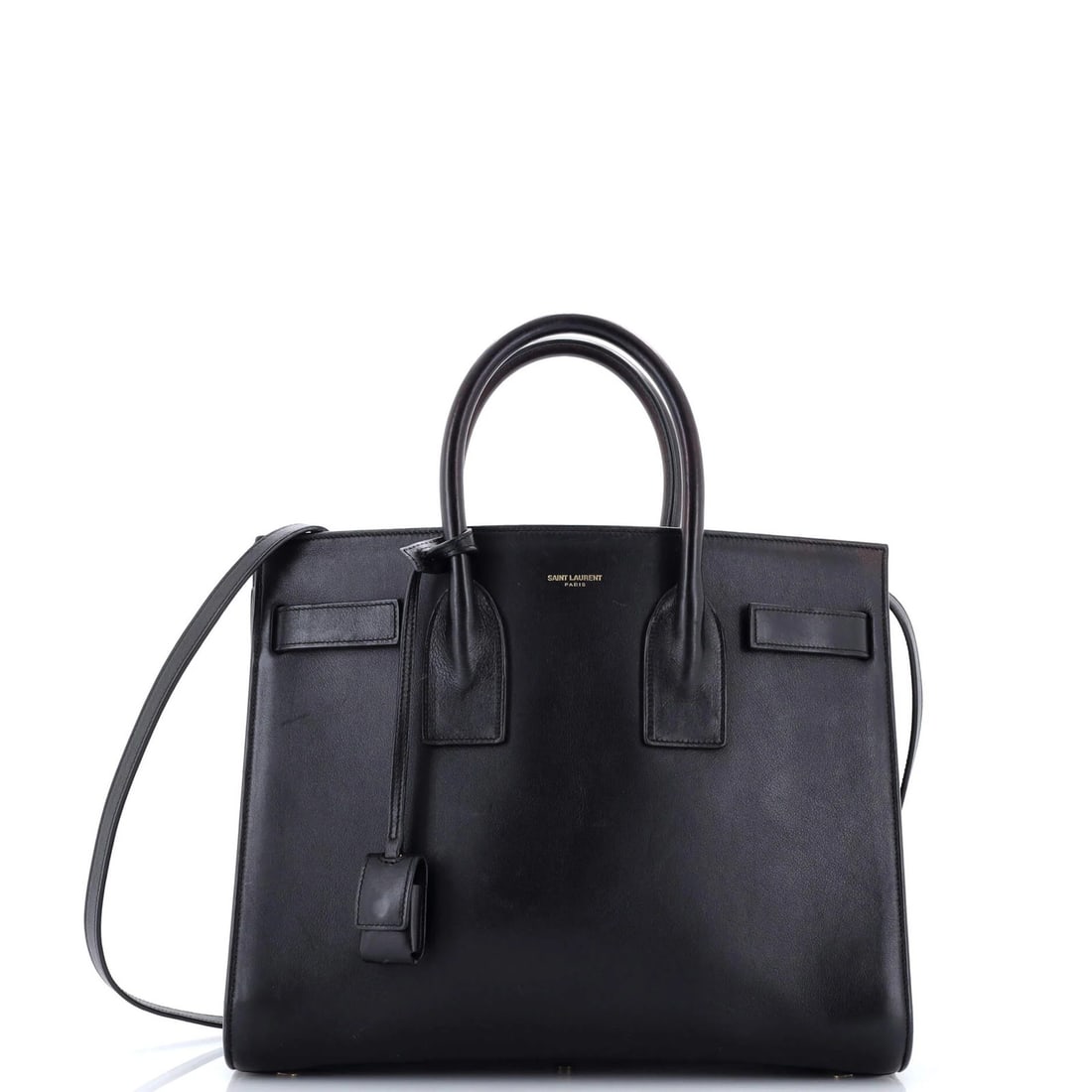 Small leather Saint Laurent bag sac de jour (1 of 8)