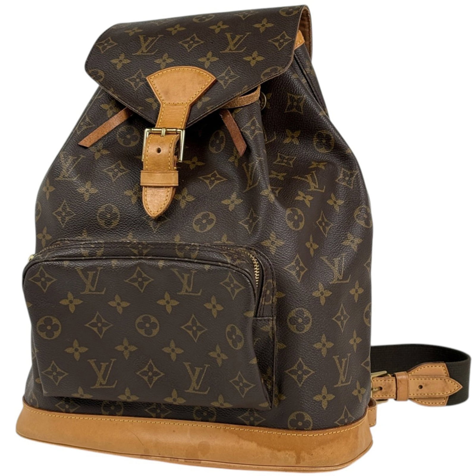 Women's Louis Vuitton Monogram Brown Rucksack Backpack Daypack GM M51135 (1 of 7)