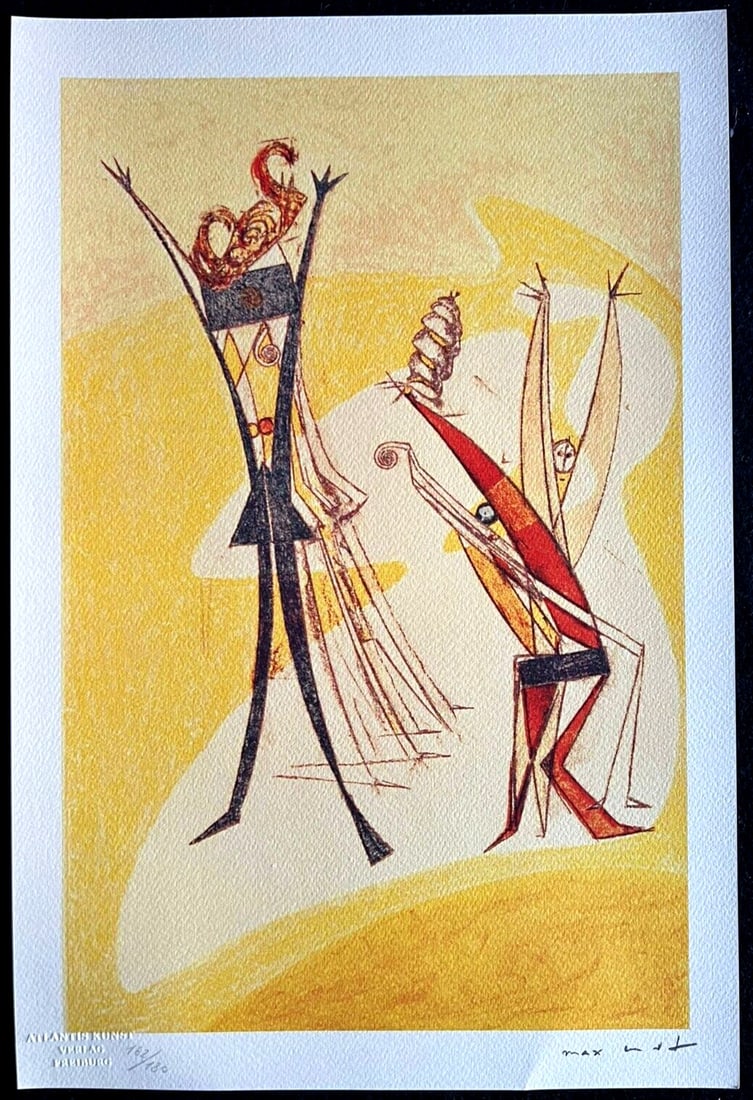 Lithograph by Max Ernst numbered - 3