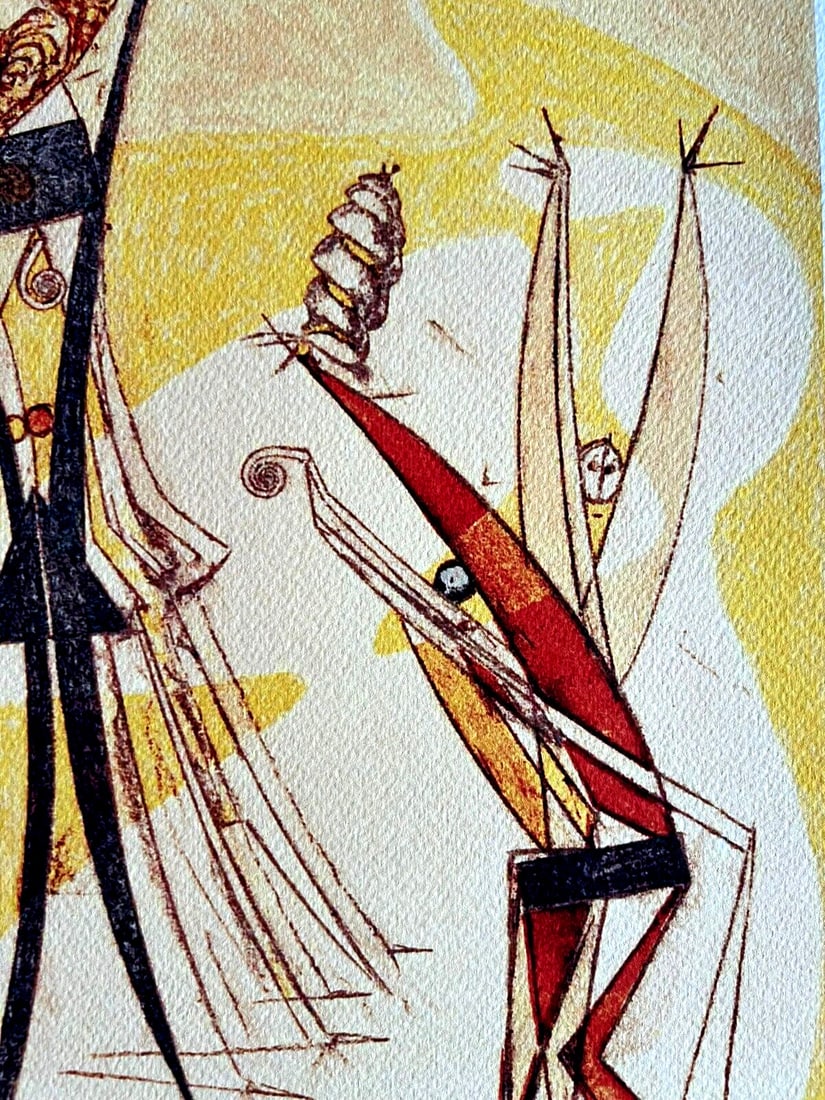 Lithograph by Max Ernst numbered - 6