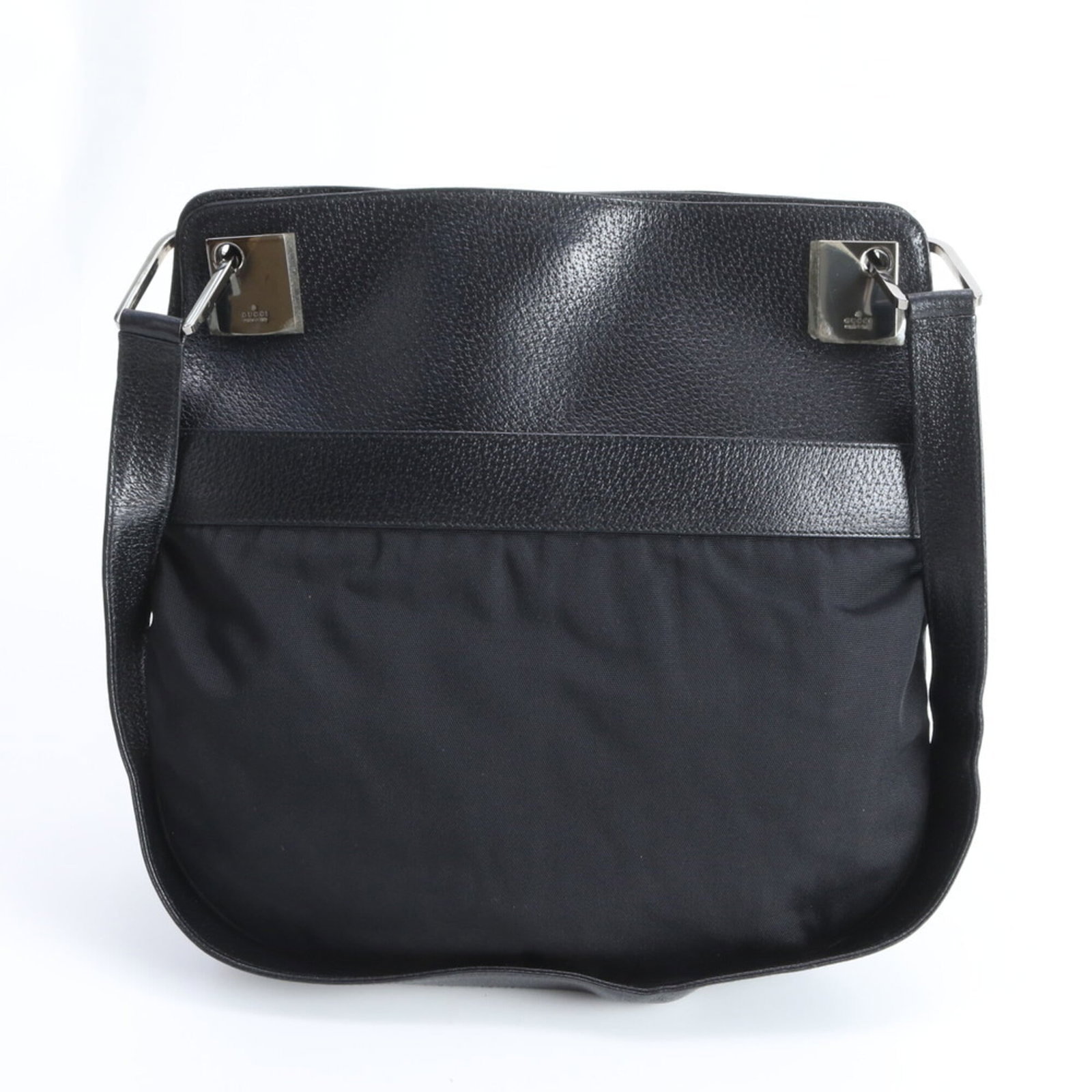 Gucci Leather Nylon Shoulder Bag (1 of 9)