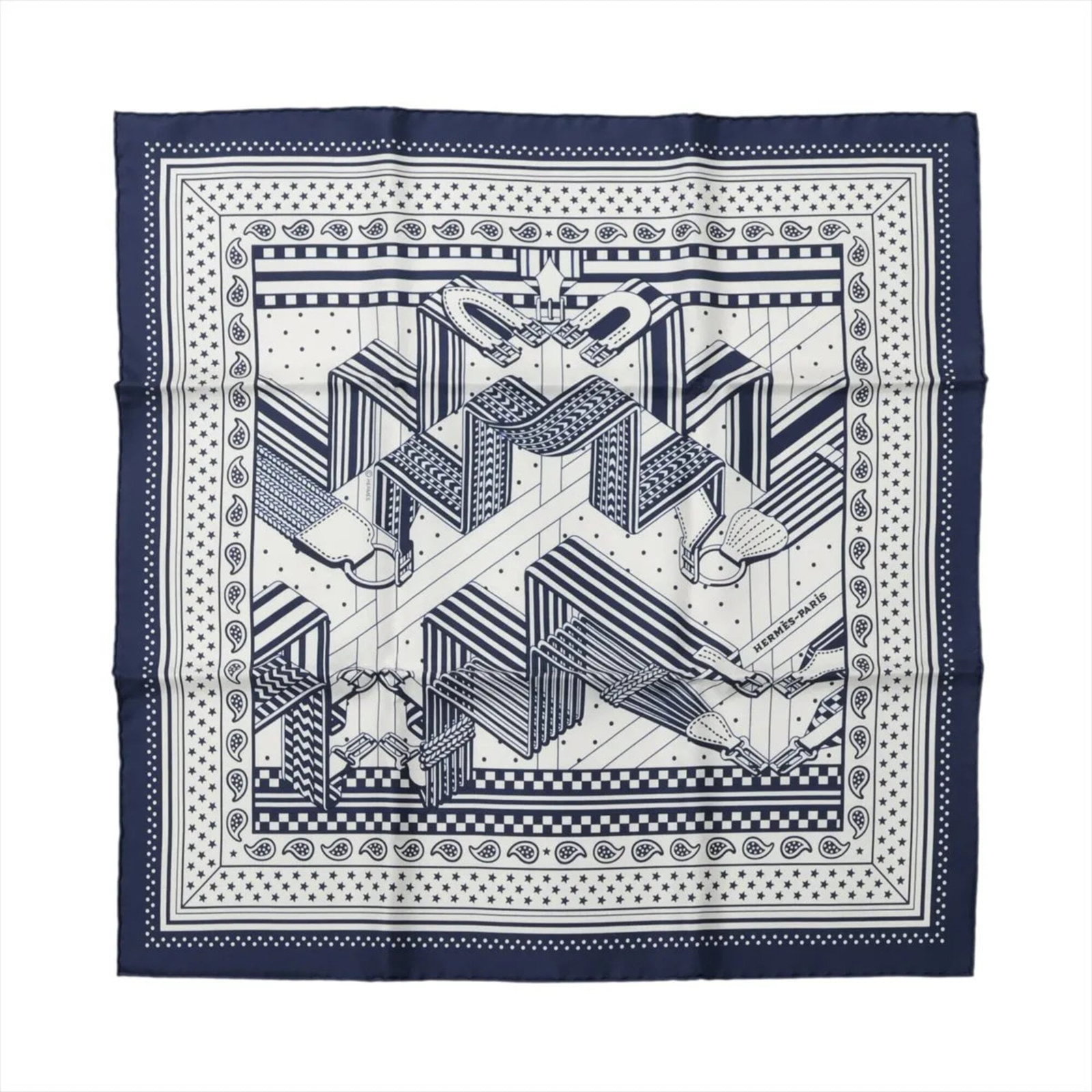 Hermes silk scarf. (1 of 8)