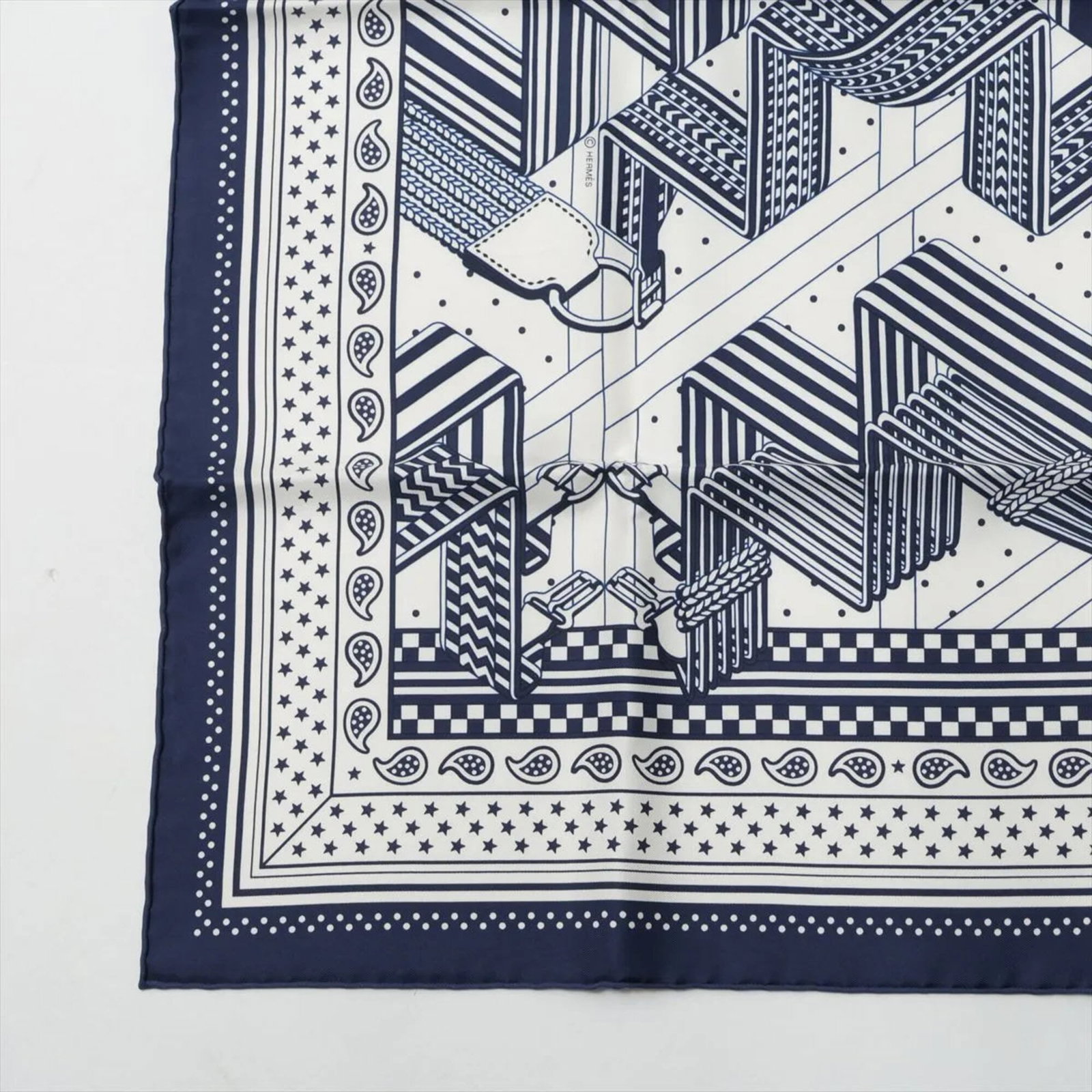 Hermes silk scarf. - 5