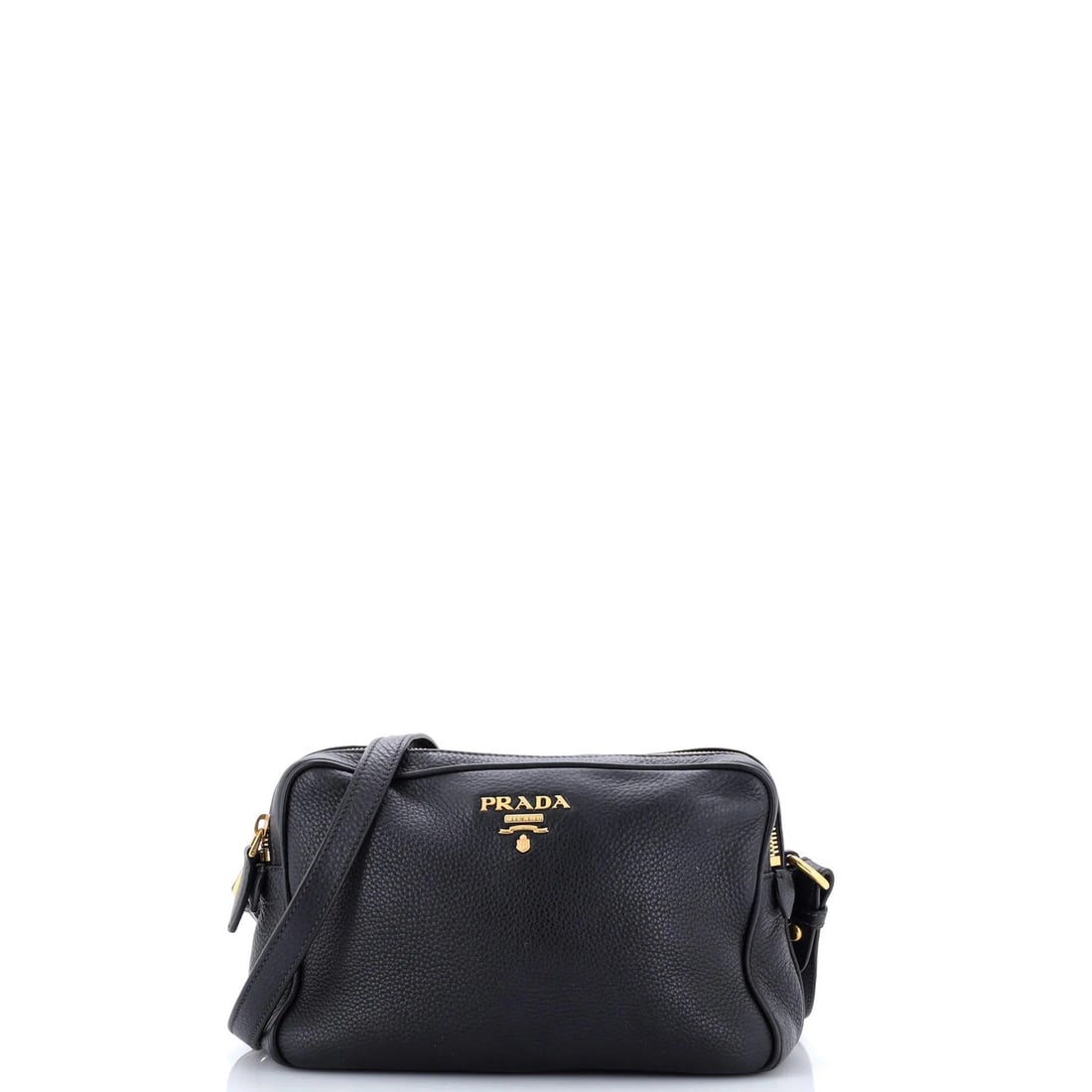 Vitello Daino Prada Double Zip Camera Bag: Vitello Daino Prada Double Zip Camera Bag For the discerning photographer, this Prada Vitello Daino Double Zip Camera Bag is a stylish and practical accessory that combines sleek design with functiona