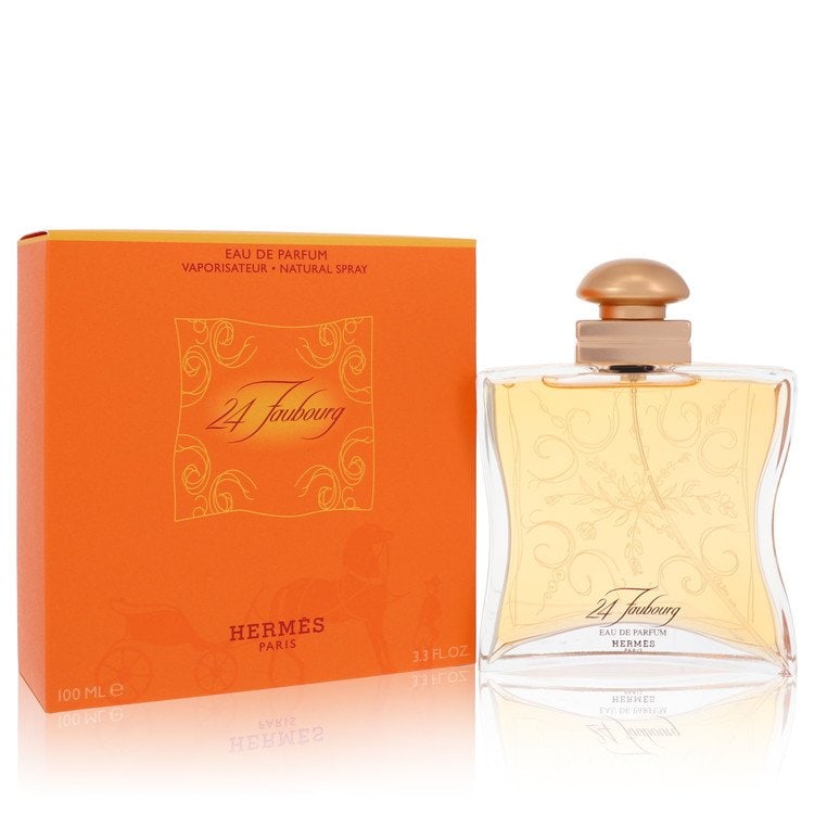 24 Faubourg Perfume By Hermes Eau De Parfum Spray: 24 Faubourg Perfume By Hermes Eau De Parfum Spray Experience the timeless elegance of 24 Faubourg, a luxurious Eau De Parfum Spray from the iconic French house of Herm?s. With its rich, floral scent a
