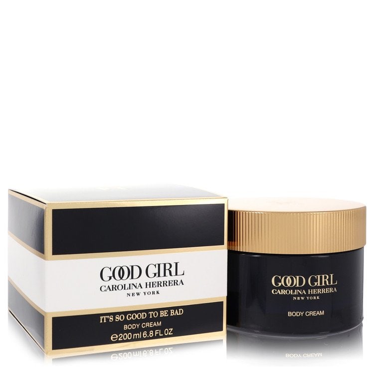 Good Girl Perfume By Carolina Herrera Body Cream: Good Girl Perfume By Carolina Herrera Body Cream Indulge in the luxurious scent of Good Girl Perfume by Carolina Herrera, expertly blended into a rich and nourishing body cream that leaves skin