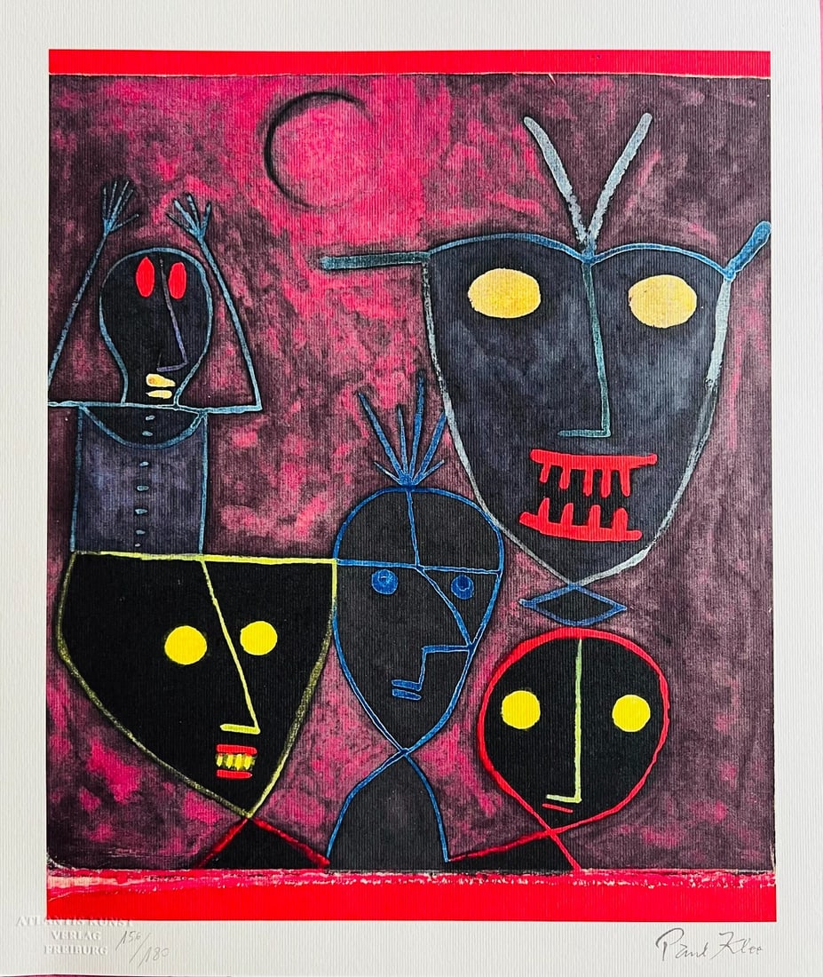 Paul Klee numbered lithograph: Paul Klee numbered lithograph A rare opportunity to own a piece of modern art history, this 1978 numbered lithograph by Swiss master Paul Klee is a stunning example of his unique style. Signed and aut
