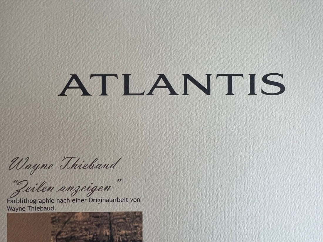 Wayne Thiebaud lithograph - 9