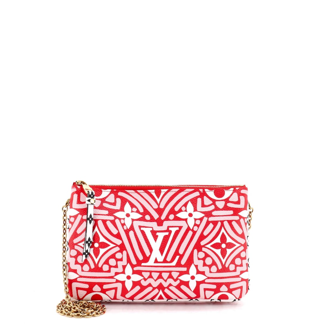 Louis Vuitton crafty giant limited edition double zip pochette monogram. (1 of 6)
