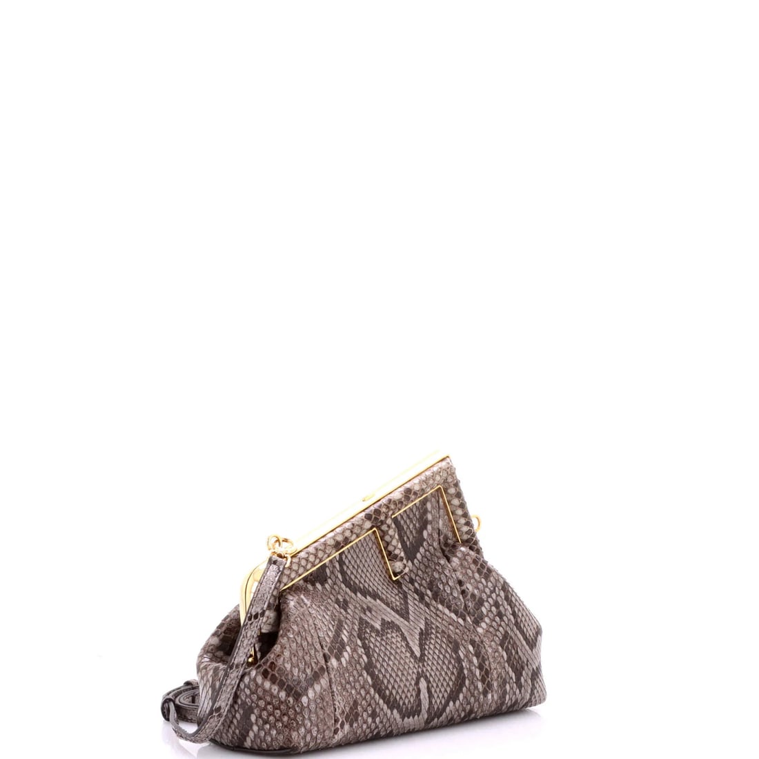 Fendi First is a small python bag. - 2