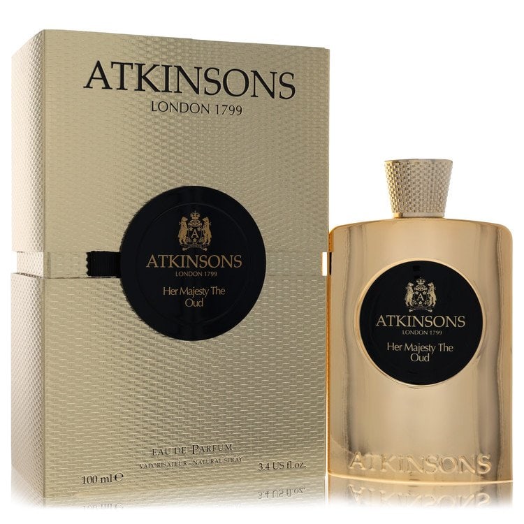 Atkinsons Oud Perfume by Her Majesty Eau De Parfum Spray Tester: Atkinsons Oud Perfume by Her Majesty Eau De Parfum Spray Tester Experience the rich, woody scent of Atkinsons Oud Perfume, a sophisticated eau de parfum designed for women who crave elegance and