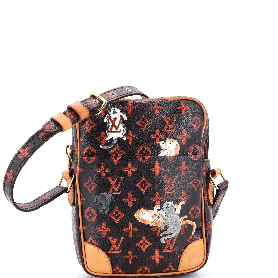 Louis Vuitton Paname Bag Limited Edition Grace Coddington Catogram Canvas MM (1 of 8)