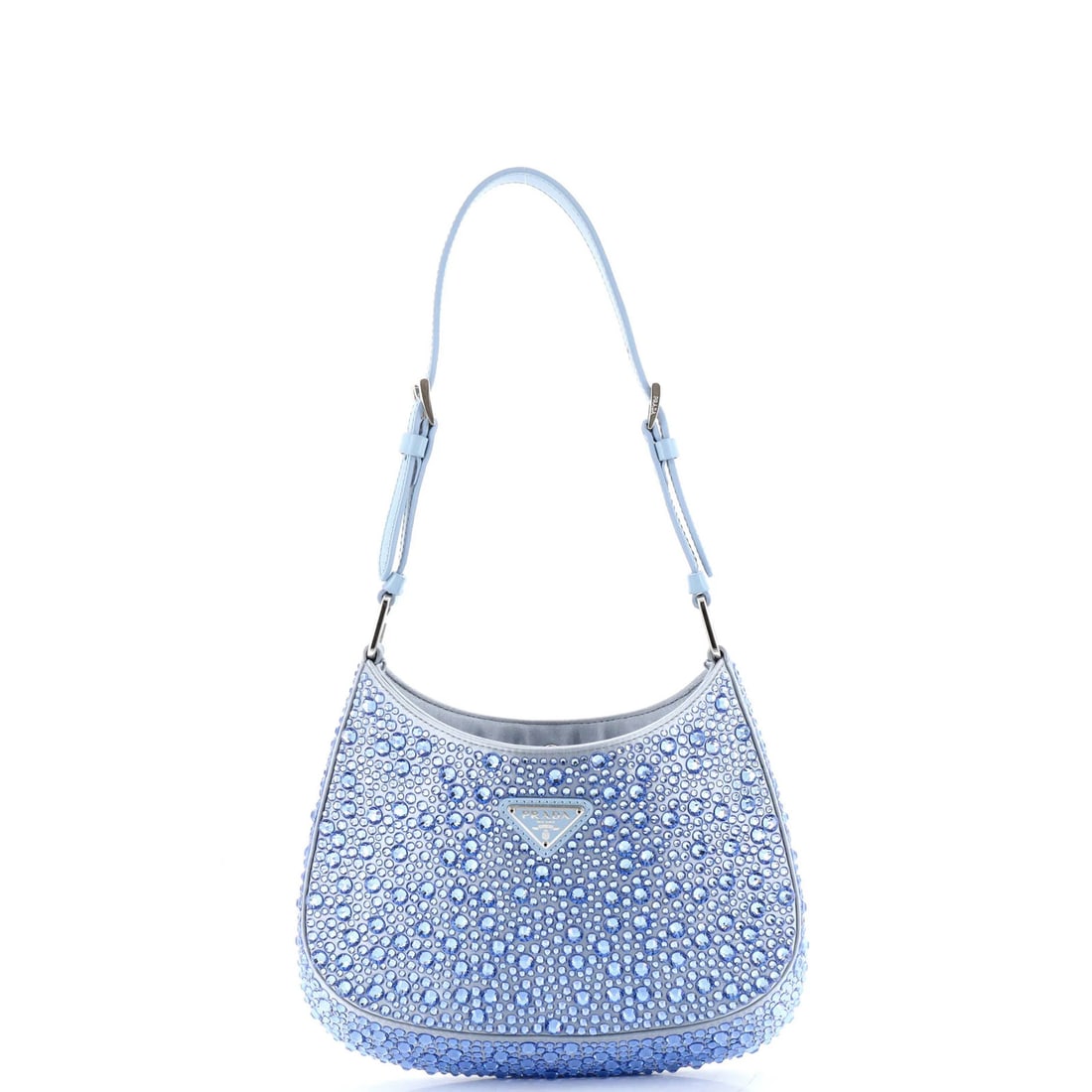 Small Satin Crystal Embellished Cleo Prada Bag (1 of 5)