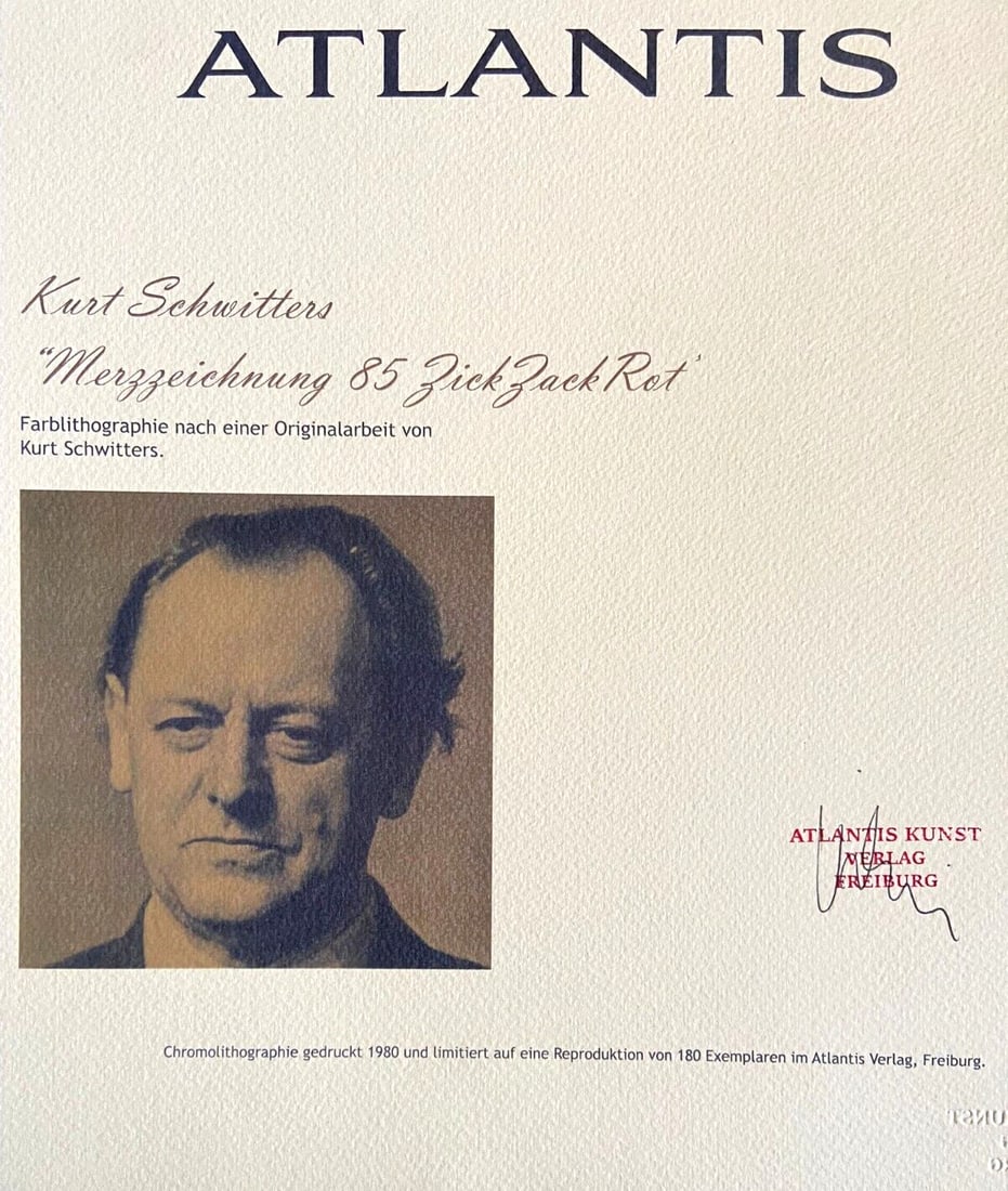 Kurt Schwitters lithograph - 7