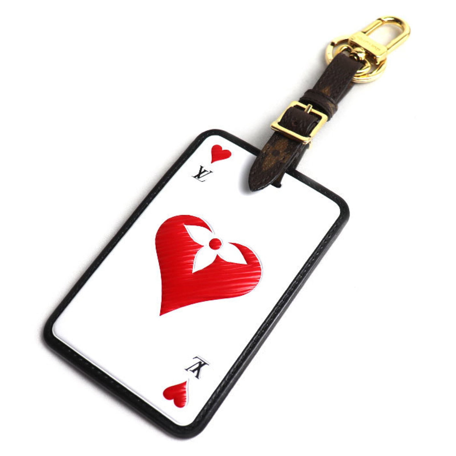 Leather Louis Vuitton Canvas Keyring (1 of 5)