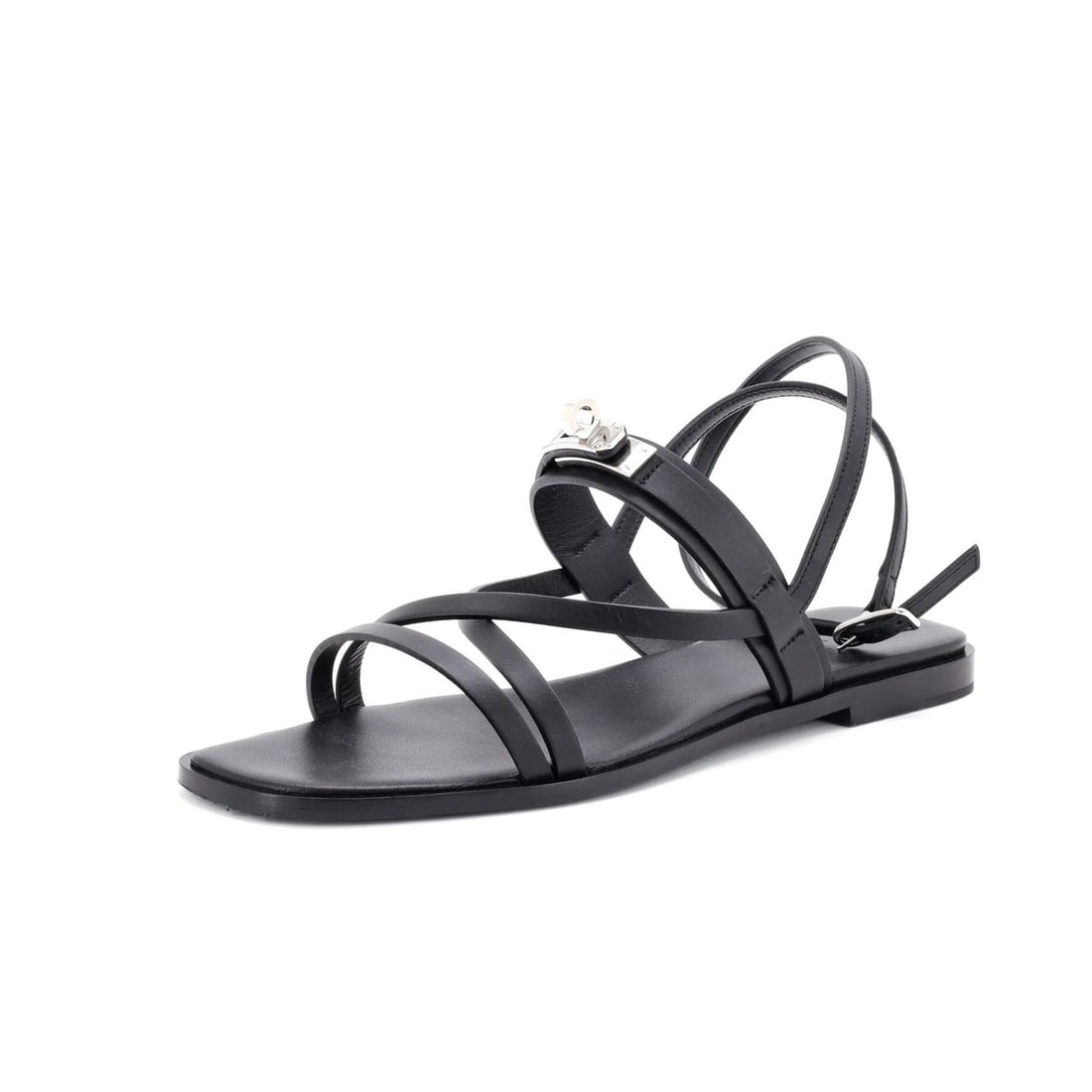 Hermes Women's June Sandals Leather (1 of 5)
