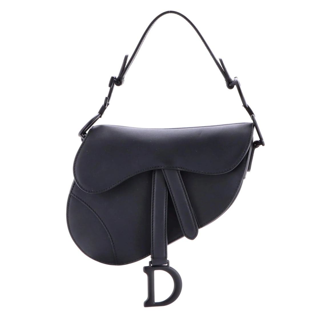 Christian Dior Ultra Matte Saddle Handbag Leather Mini (1 of 5)
