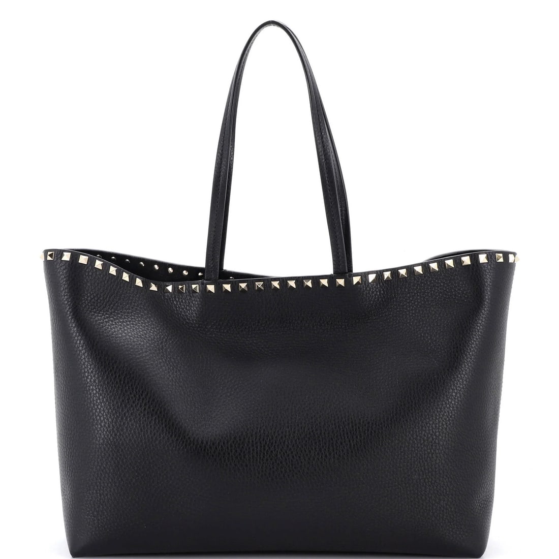 Valentino Garavani Large Leather Rockstud Shopper Tote (1 of 7)