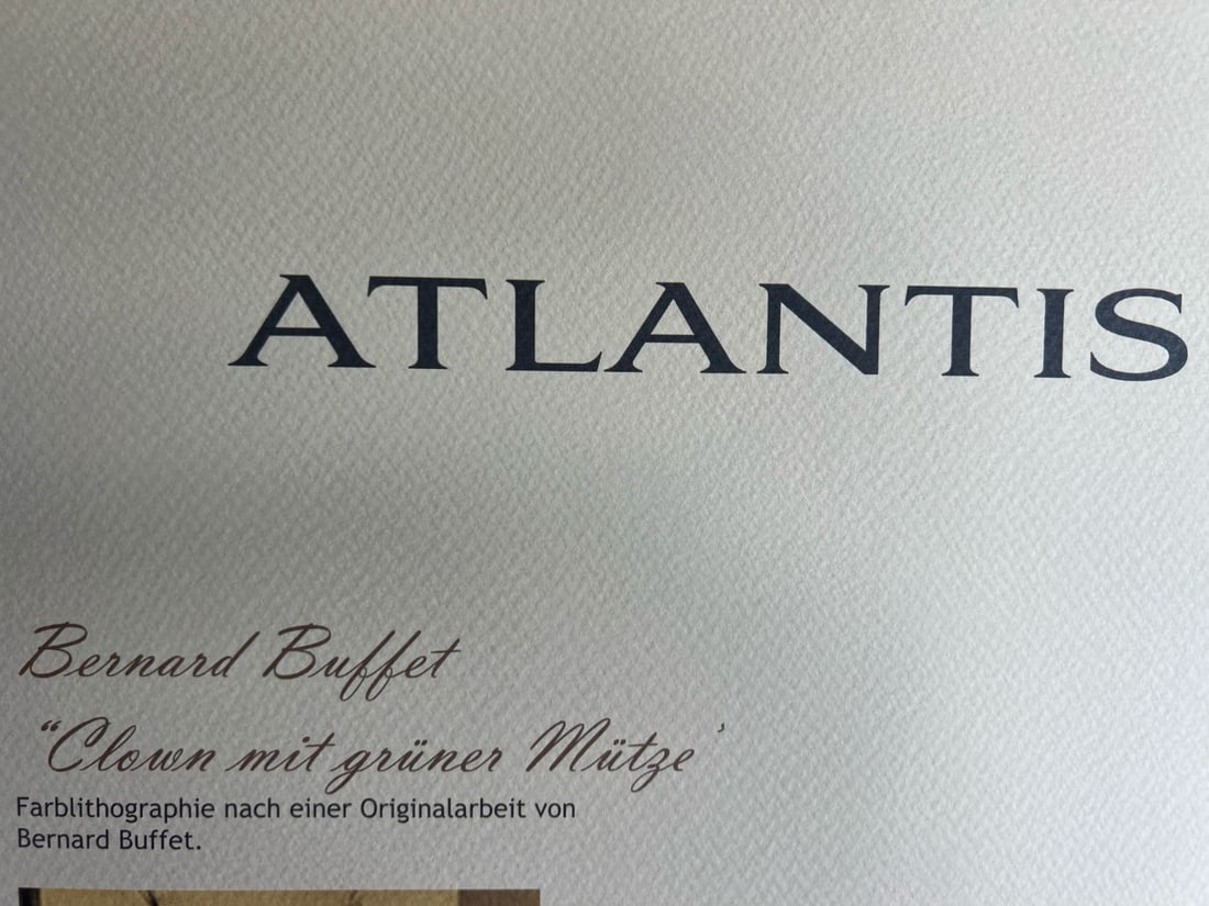 Bernard Buffet Lithograph Numbered - 9