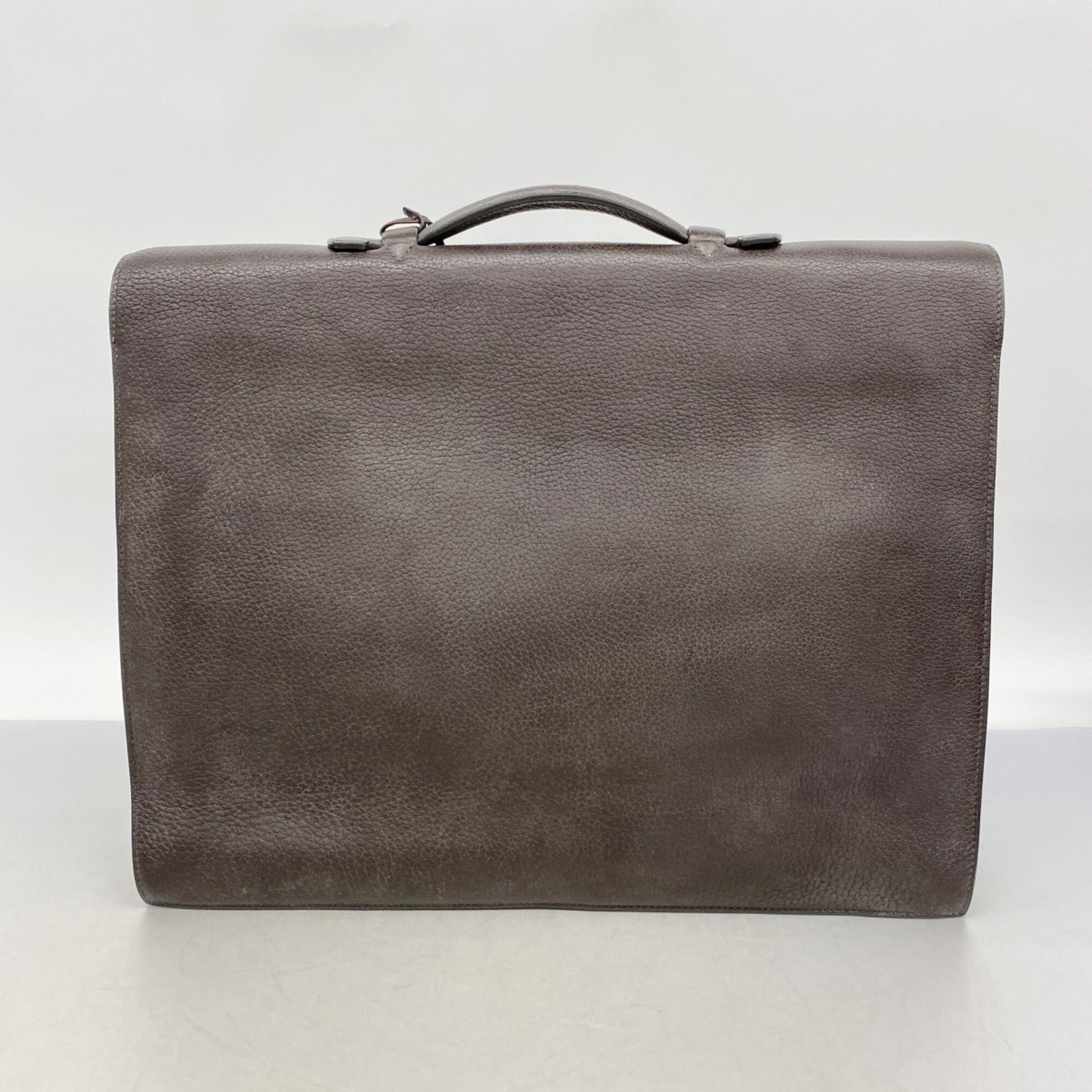 Clemence leather taurillon briefcase Hermes - 11