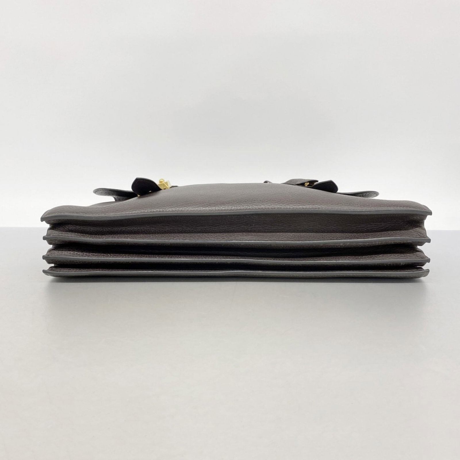 Clemence leather taurillon briefcase Hermes - 3