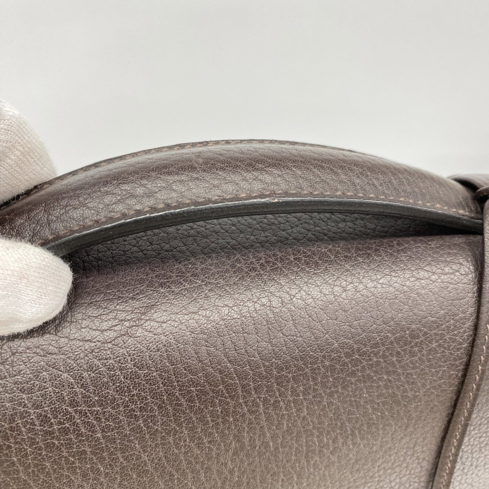 Clemence leather taurillon briefcase Hermes - 7