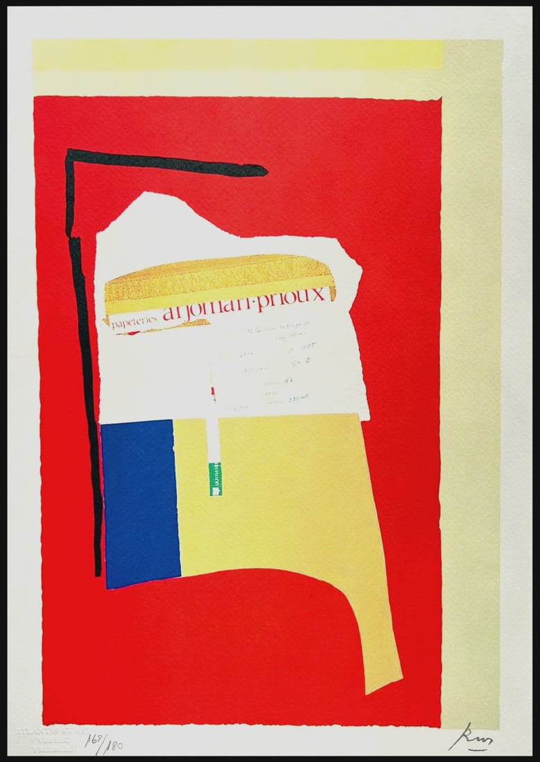 Robert Motherwell Lithograph Numbered Limited (1 of 13)