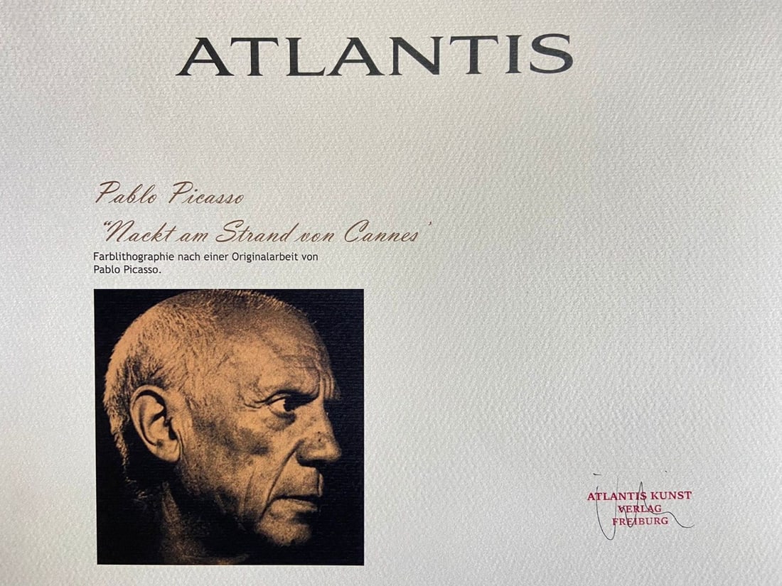 Pablo Picasso numbered lithograph - 11