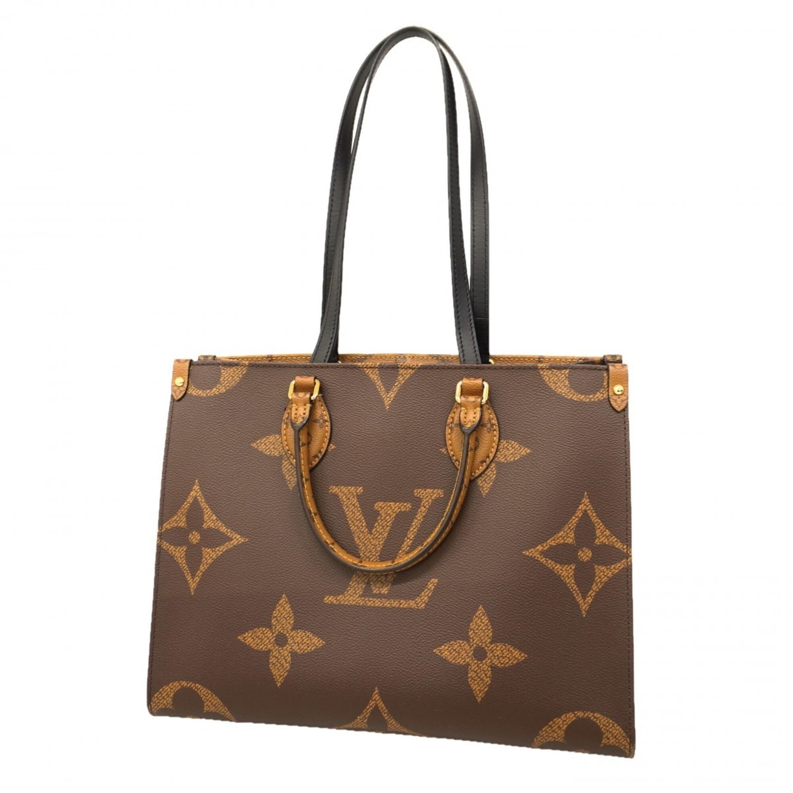 Louis Vuitton tote bag: Louis Vuitton tote bag A timeless classic, this Louis Vuitton tote bag boasts the iconic monogram pattern and durable brown leather construction, perfect for everyday use. With its spacious interior