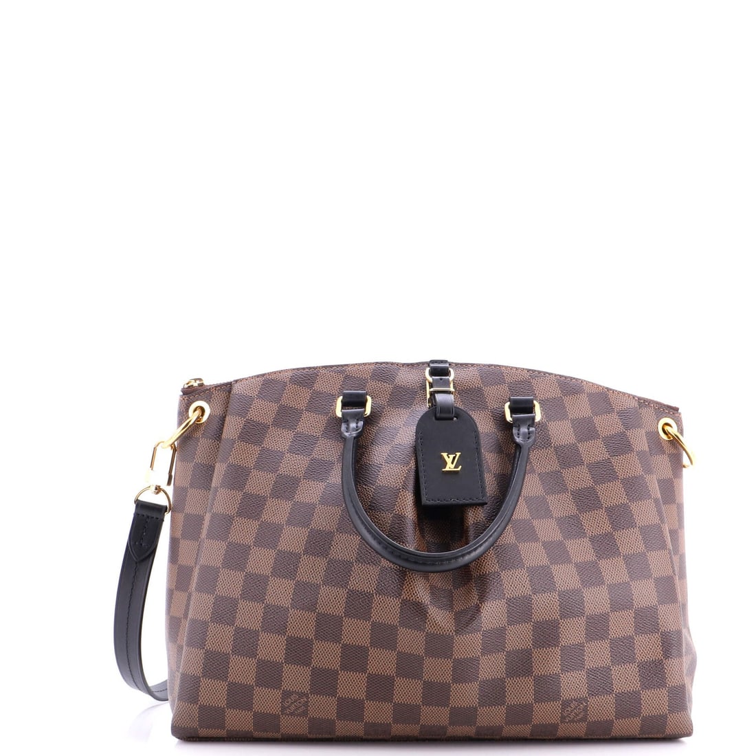 Louis Vuitton Damier Tote Odeon MM: Louis Vuitton Damier Tote Odeon MM The Louis Vuitton Damier Tote Odeon MM is a timeless and stylish shoulder bag that exudes classic luxury. With its iconic canvas exterior, gold hardware, and