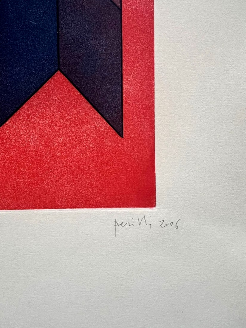 Achille Perilli Engraving Numbered - 8