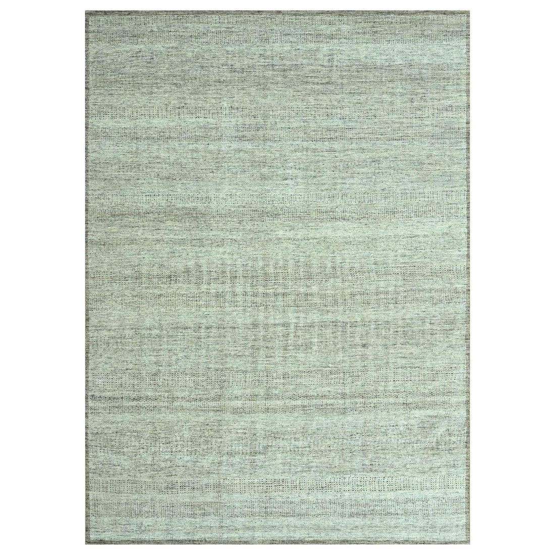 Hand Knotted Rug 10'4"x14' Brown Wool Oxidized and Distressed Grass Design: Hand Knotted Rug 10'4"x14' Brown Wool Oxidized and Distressed Grass Design Experience the timeless beauty of India's rich cultural heritage with this stunning hand-knotted wool rug, boasting an oxidiz