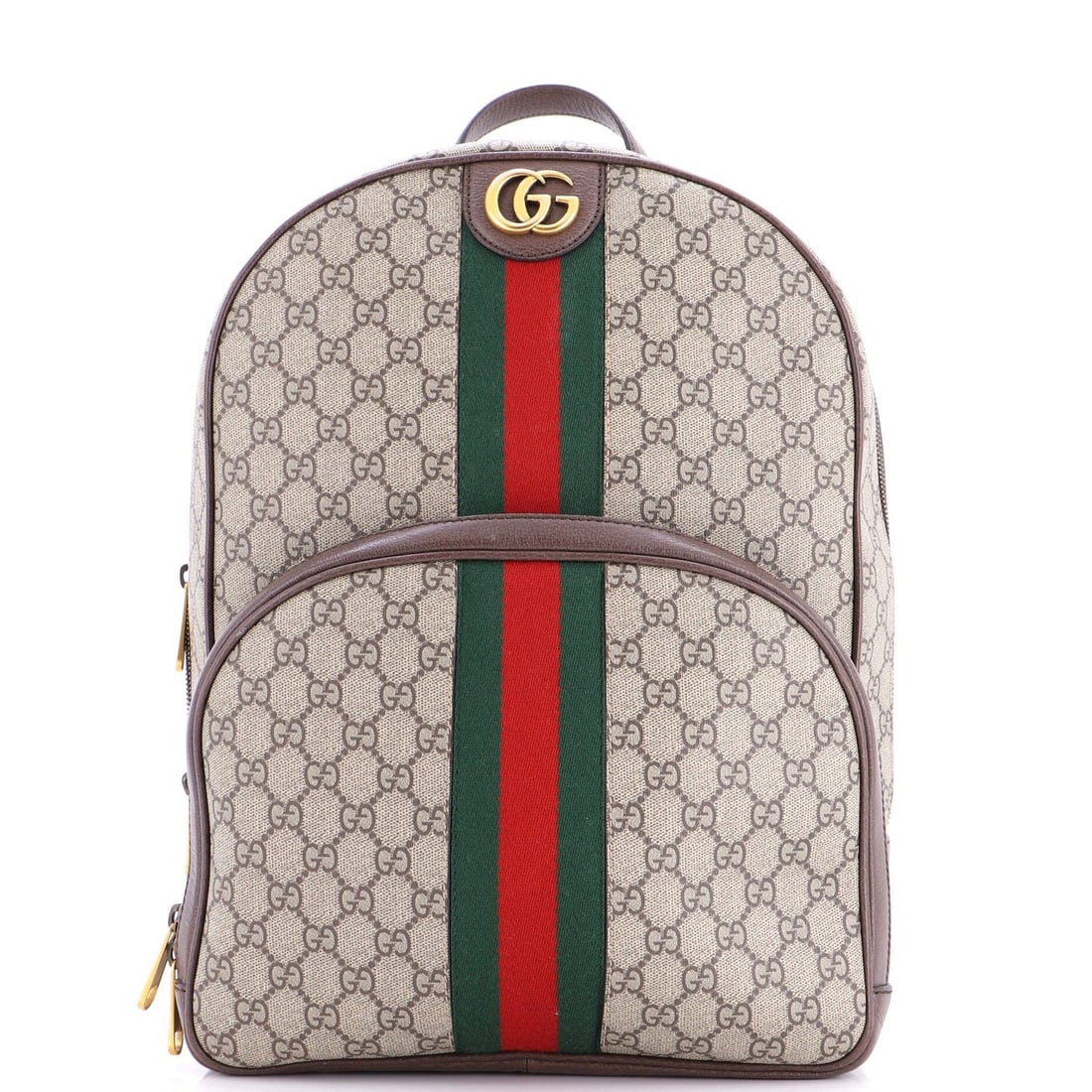 Gucci medium backpack with GG coated canvas (1 of 7)
