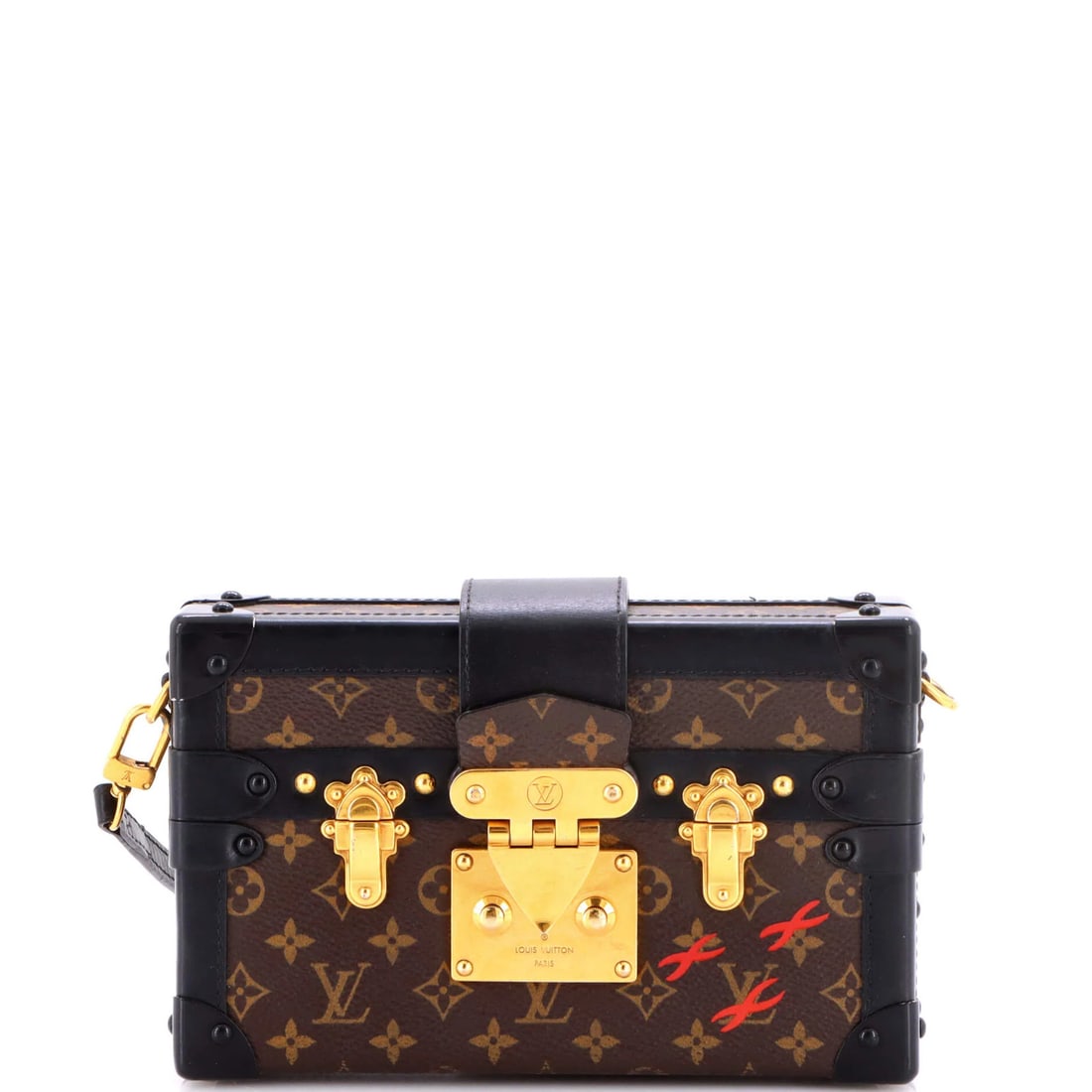 Louis Vuitton petite handbag monogram canvas (1 of 8)