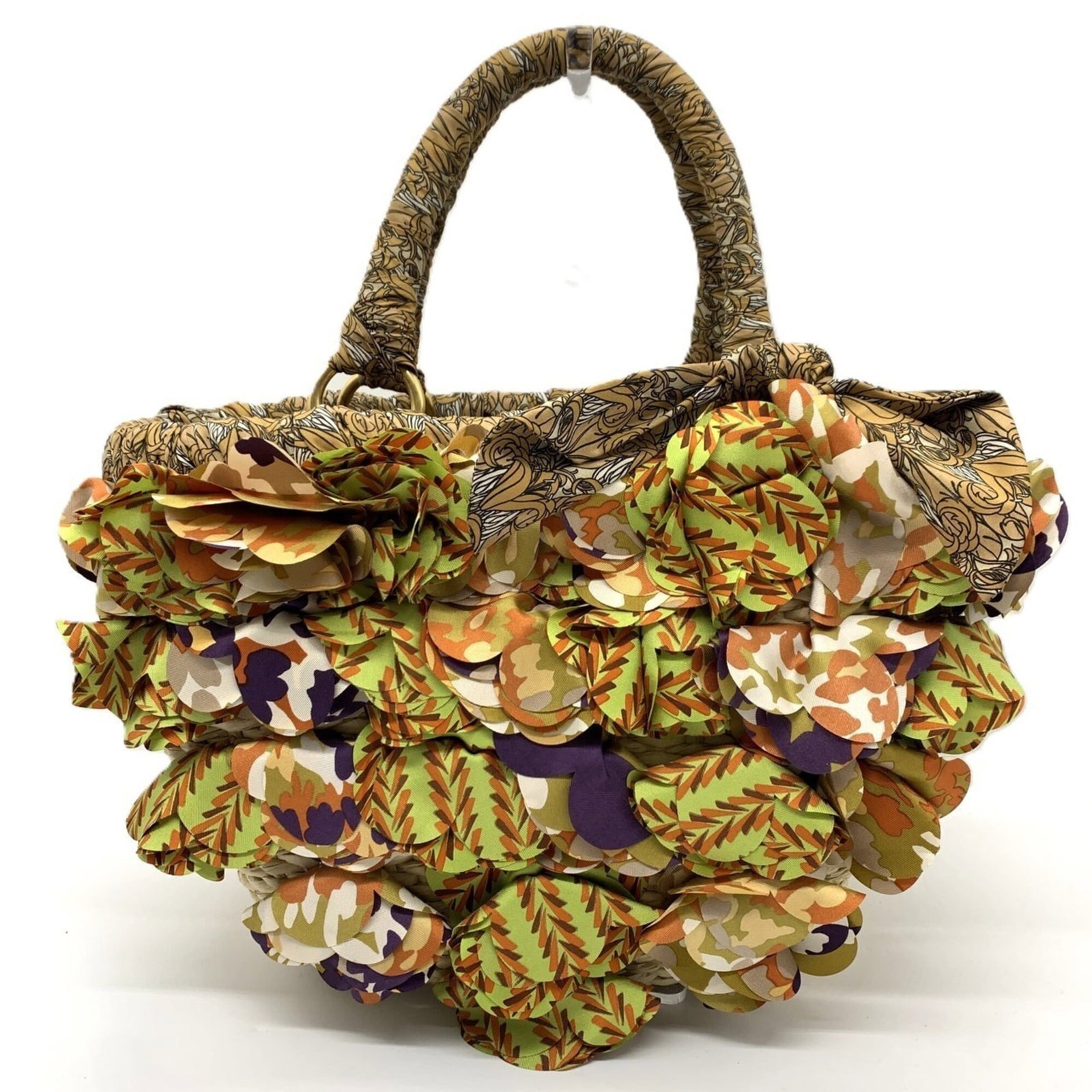 Prada handbag raffia - 2