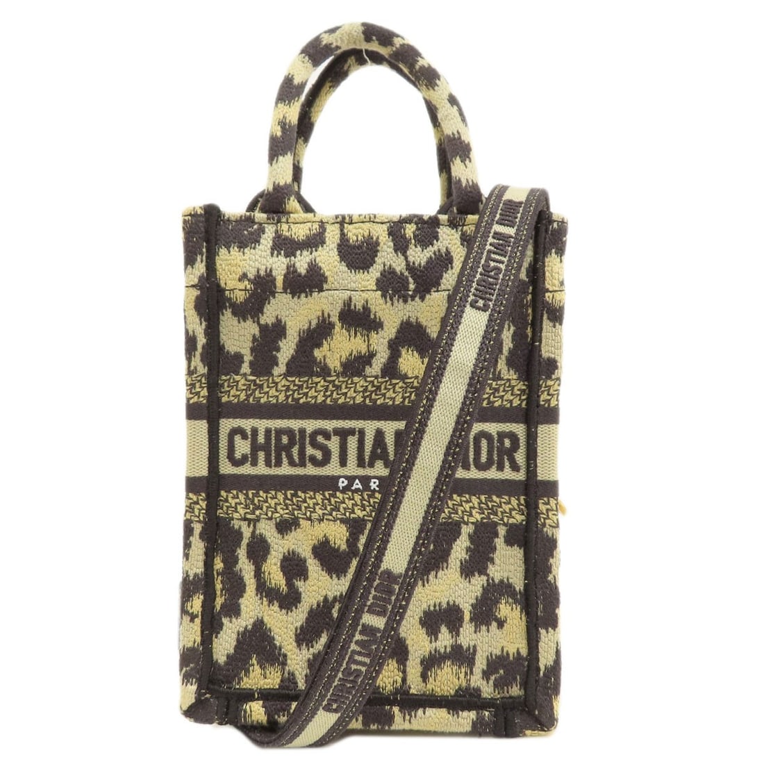Christian Dior canvas 2way handbag with mini leopard pattern book (1 of 20)