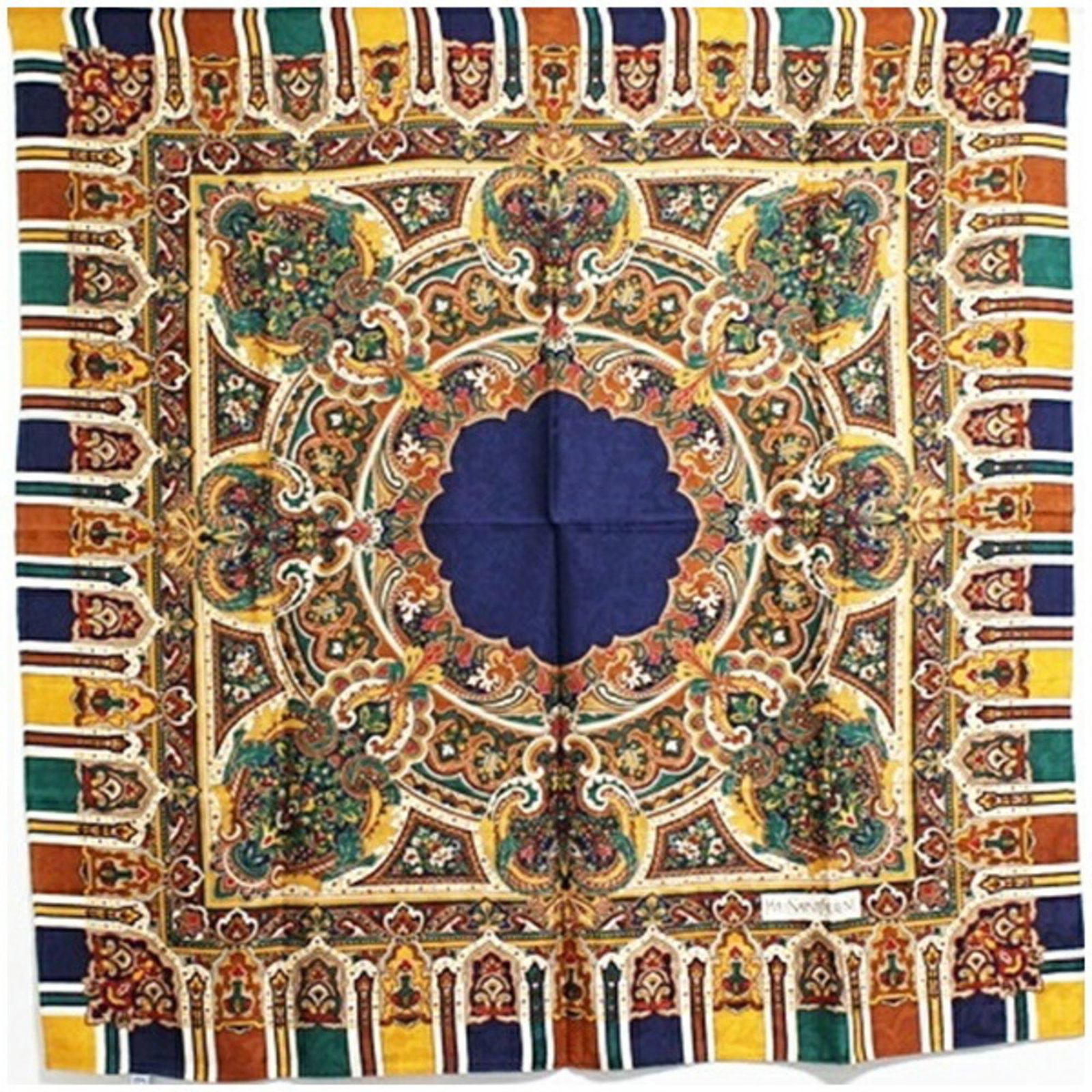 Yves Saint Laurent Scarf Wool, Silk (1 of 8)