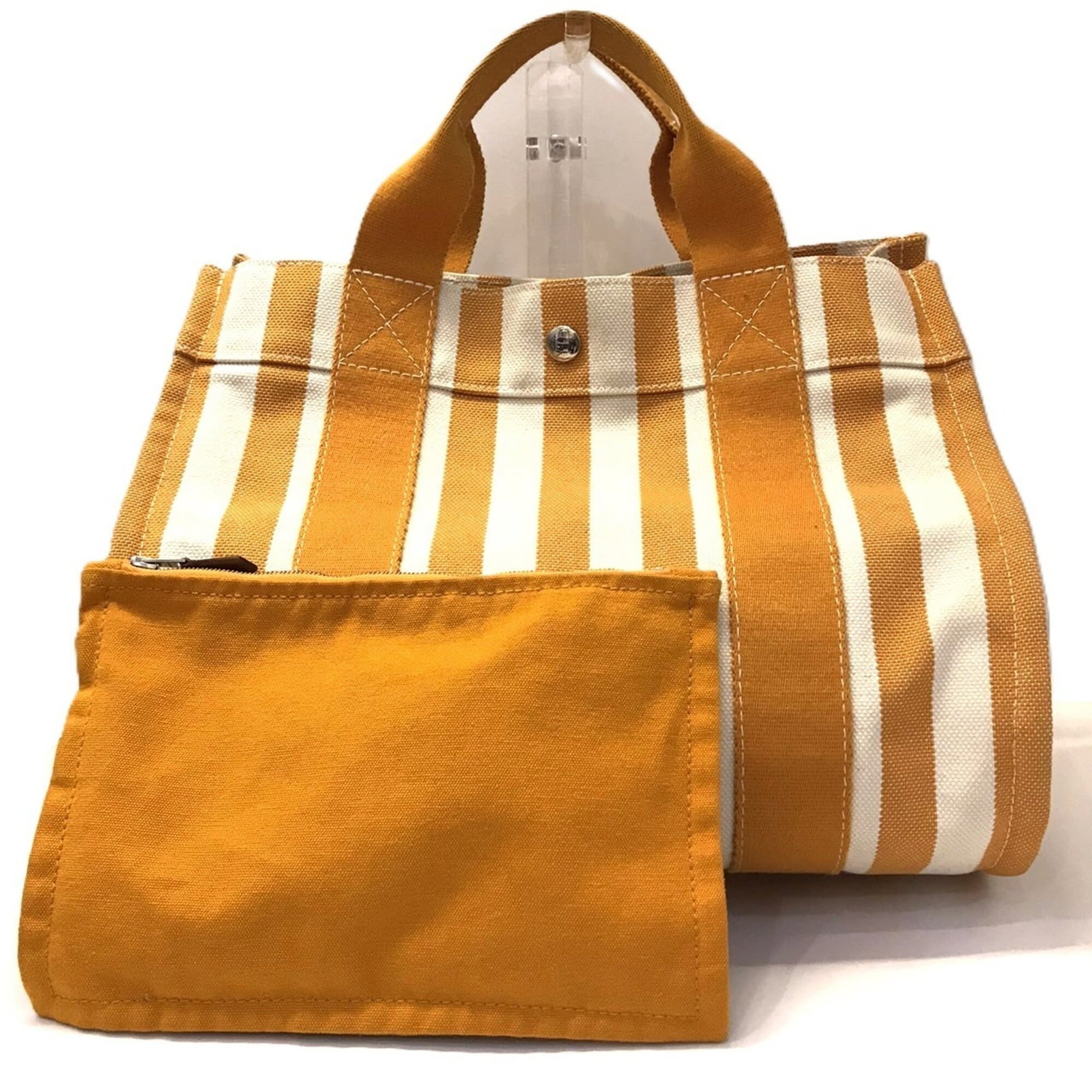 Hermes Handbag Cotton Canvas (1 of 7)