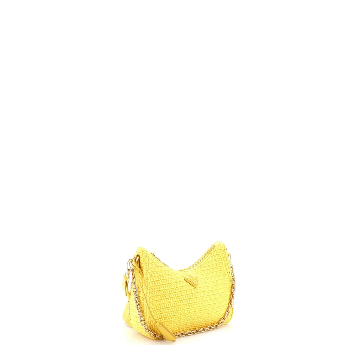 Small Raffia Prada Re-Edition Shoulder Bag - 2