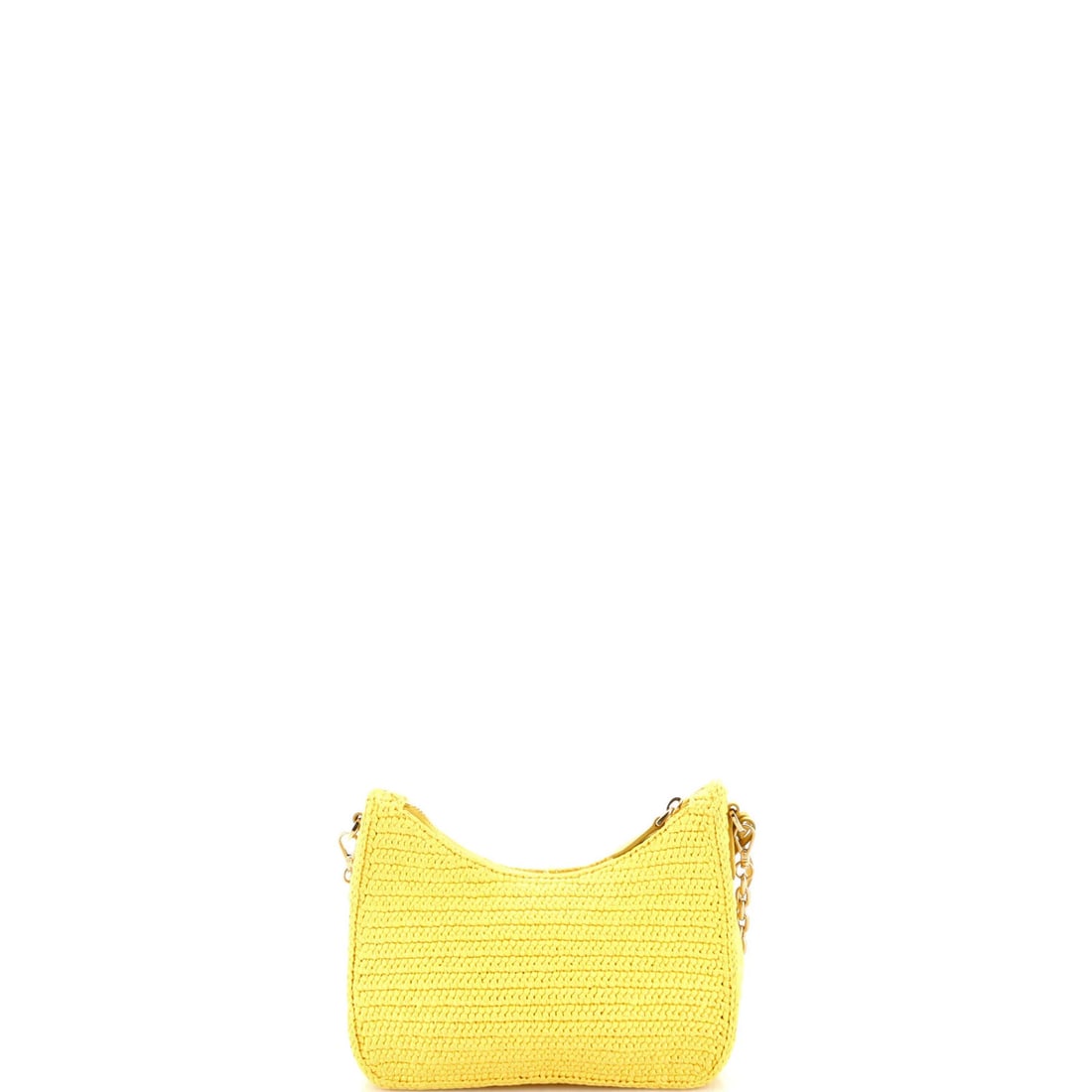 Small Raffia Prada Re-Edition Shoulder Bag - 3