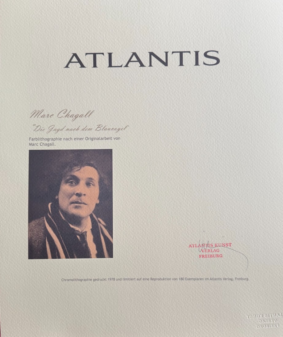 Marc Chagall Lithograph Numbered - 7